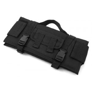 ETG Rifle Scope Cover 1 ETG 11inch Foam Padded Soft Nylon Tactical Scope Red Dot Sight Protection Guard Cover Shield with Webbing Straps
