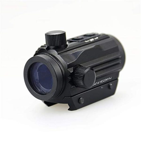 DJym Rifle Scope 6 DJym HD Silver Film Without Magnification, Red Dot Sight Shockproof Waterproof Stable Sight