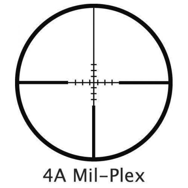 BARSKA Rifle Scope 5 BARSKA 3-9x40 Compact Contour IR 4A Mil Plex Riflescope