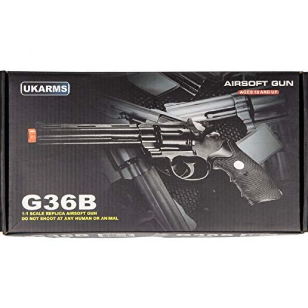 Airsoft Airsoft Pistol 5 Airsoft 357 Magnum Revolver Full Size Spring Pistol Hand Gun w/Shells 6mm BB