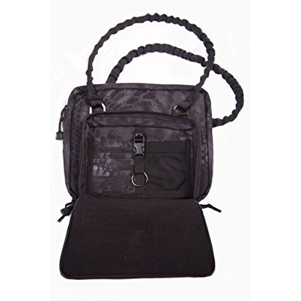 OffHand Gear Tactical Backpack 3 OffHand Gear Norb-C (No Ordinary Range Bag-Compact) Compact Conceal Carry Gun Multipurpose Tactical Range Bag Made in The USA (Kryptek Typhon Black Grey Camo)