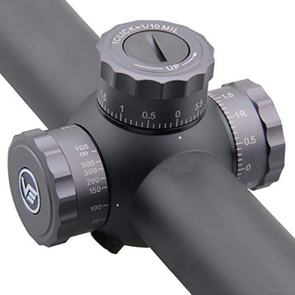 Vector Optics Rifle Scope 5 Vector Optics Marksman 4-16x44mm, 1/10 MIL, 30mm Tube, First Focal Plane (FFP) Hunting Riflescope