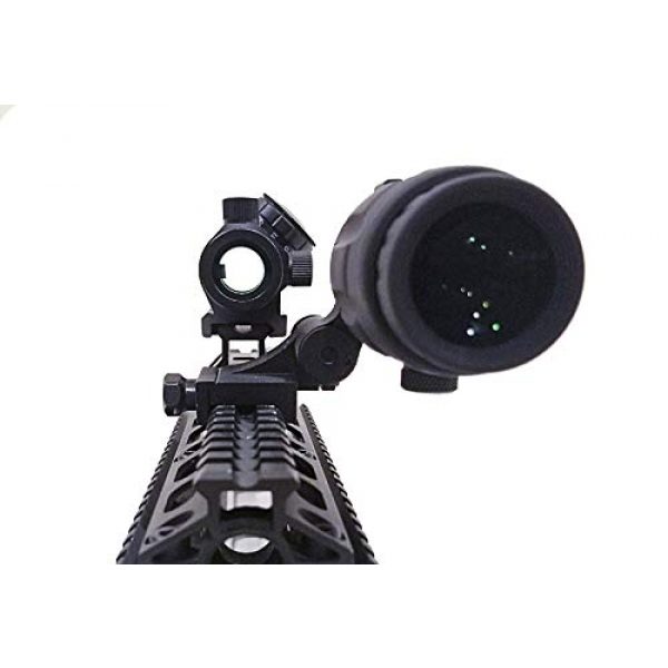 AIMPRO Rifle Scope 5 AIMPRO Micro Red Dot Sight with Flip to Side Magnifier Combo