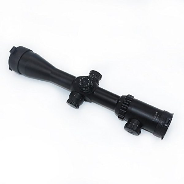 SECOZOOM Rifle Scope 1 Optics Secozoom 2-20x44 with Scope Flip Covers Holographic Sight Rifle Scope for .300winmag.