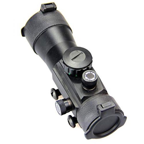 DJym Rifle Scope 2 DJym Used for Hunting Rifle Red Dot Sight, 2X30 HD Blue Film Nitrogen-Filled Waterproof Anti-Fog