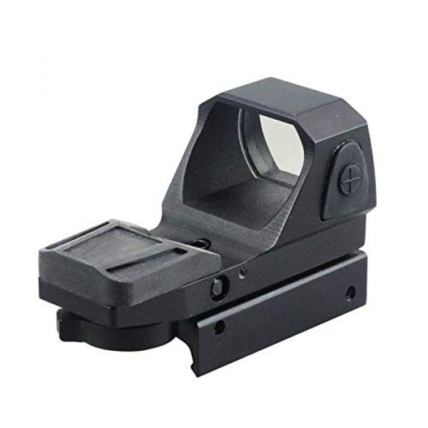DJym Rifle Scope 4 DJym Button Red Dot Sight, Shockproof Stable Rifle Scope Suitable for Hunting Games