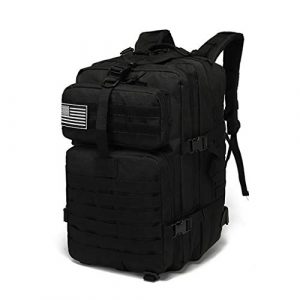 VooDoo Tactical Tactical Backpack 1 Military Tactical Assault Backpack Army MOLLE Rucksack, 3 Day Pack,for Outdoor Hiking Camping Trekking Hunting (Black)