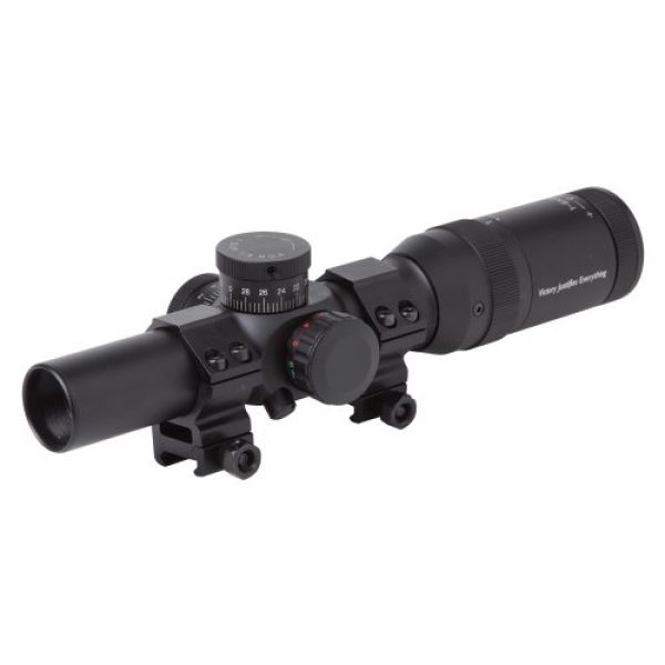 Firefield Rifle Scope 7 Firefield Close Combat 1-6x24 1st Focal Plane Illuminated Riflescope, Model:FF13022
