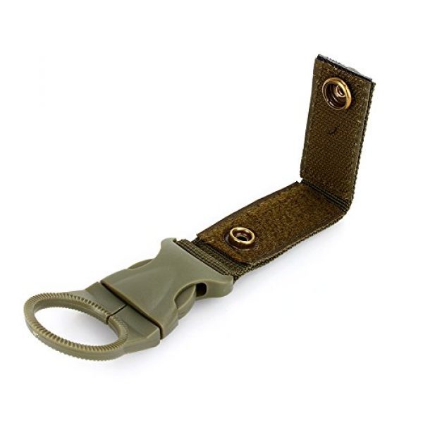 ShineIn Tactical Belt 3 ShineIn Nylon Water Bottle Holder Portable Webbing Strap Hanging Buckle for Outdoor Backpack Camping Hiking 2 pcs