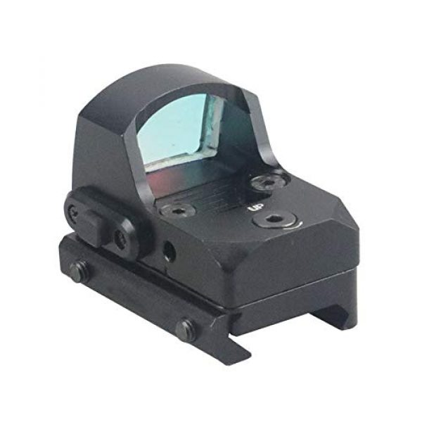DJym Rifle Scope 3 DJym Upgraded Version of RMR Red Dot Sight, Mini 22mm Rail Pistol Aiming Scope