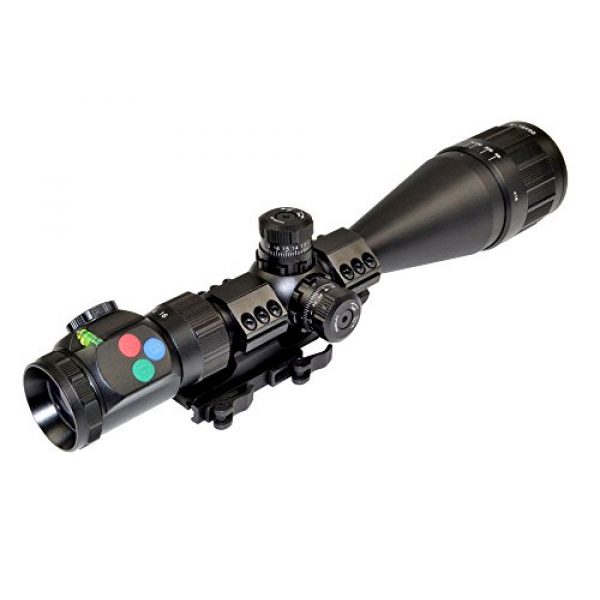 Presma Rifle Scope 3 PRESMA 4-16X50AOL Precision Rifle Scope with Illuminated Red, Green, Blue RXR Reticle, AO Adjustment