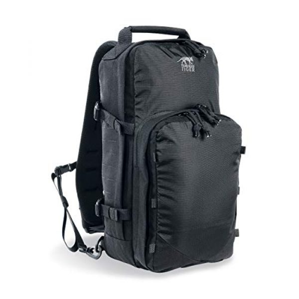 Tasmanian Tiger Tactical Backpack 1 Tasmanian Tiger TAC Sling Pack 12, Tactical Sling Bag with MOLLE, YKK Zippers, Hydration Compatible