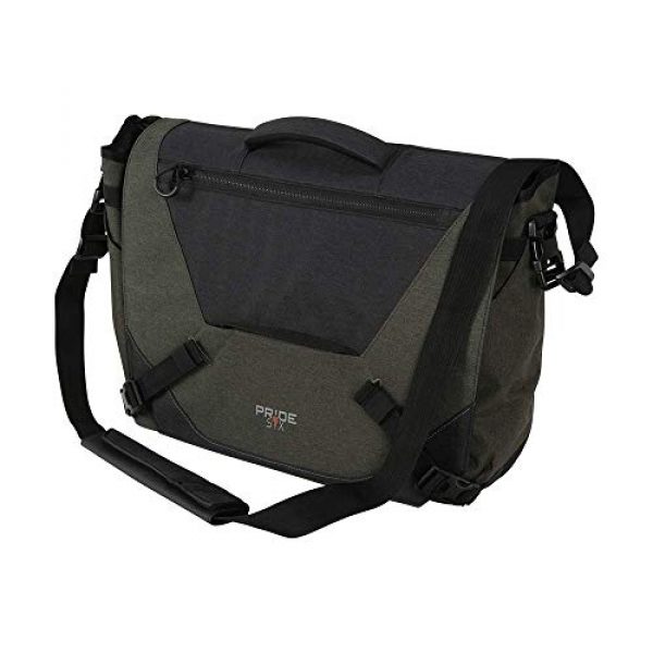 Allen Company Tactical Backpack 1 Allen Company Pride6 Base Tactical Messenger Bag, Courier Bag, Shoulder Bag, with Laptop and Conceal Carry Pocket, Internal Pockets, Tightening System, Green/Black