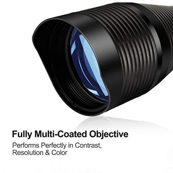 MidTen Rifle Scope 2 MidTen Riflescope Combo 4-12x50EG Dual Illuminated Optics & IIIA/2MW Laser Sight(Green) & 4 Holographic Reticle Red/Green Dot Sight & 20mm Scope Mount