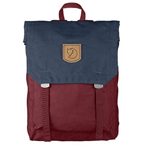 Fjallraven Tactical Backpack 1 Fjallraven - Foldsack No. 1 Backpack, Fits 15" Laptops, Ox Red-Navy