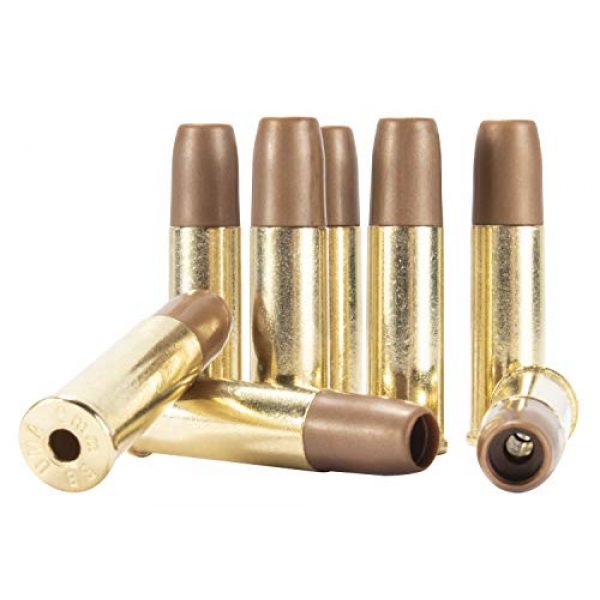 Elite Force Airsoft Gun Magazine 1 Elite Force Smith & Wesson M&P R8 6mm BB Pistol Airsoft Gun Revolver BB Capsules, 8 Pack, Black (2275904)