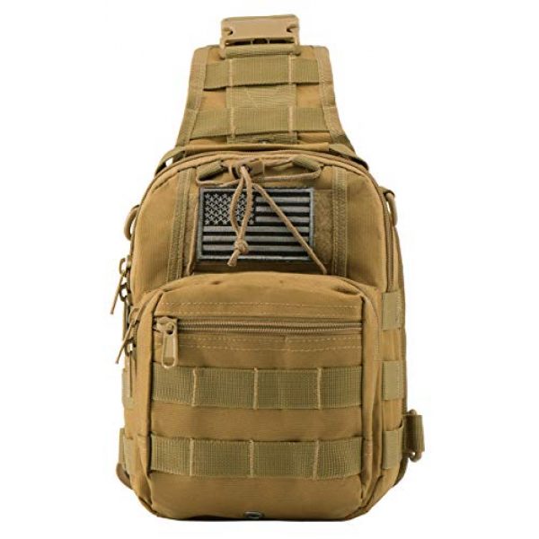 Luckin Packin Tactical Backpack 7 Luckin Packin Tactical Backpack,Military Backpack 45L with Tactical Sling Bag Khaki
