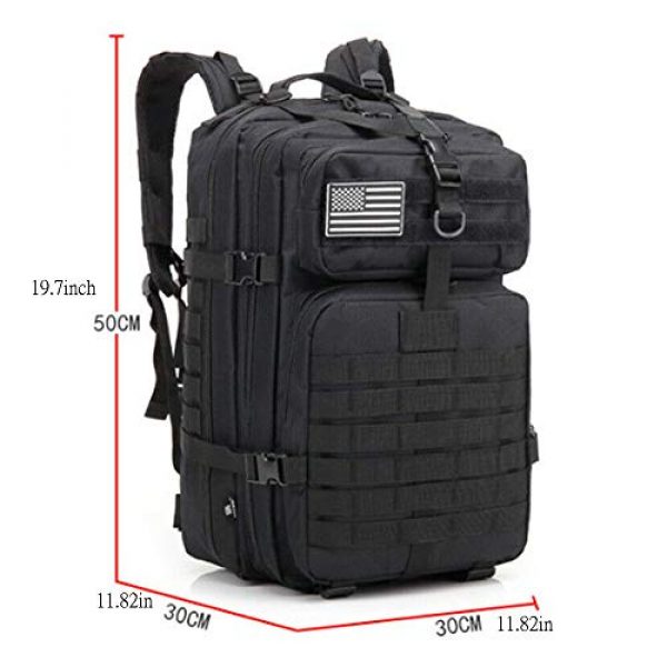 Suoki Tactical Backpack 2 Molle Assault Pack 45L Military Tactical Backpack 3 Day Pack Bag Survival Rucksack