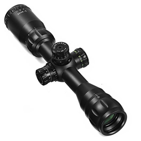 Ade Advanced Optics Rifle Scope 3 Ade Advanced Optics Anthem Series 3-9x32 with AO Adjustment and Resetable Locking Turrets with Illuminated HD Duplex Retical