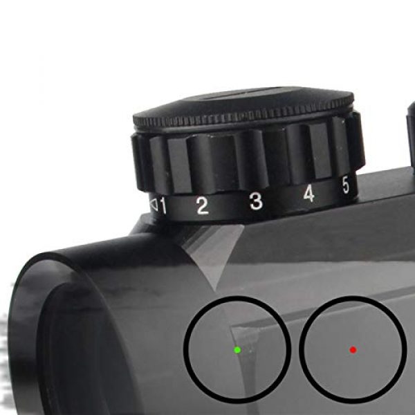 Fashion Sport Rifle Scope 3 Fashion Sport Optics Sight red dot Sight Scope tactical1X45 5 Brightness for Diverse MOA Illuminated Red Green Dot Tactical Pistol and Rifle