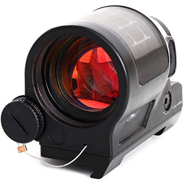 TTHU Rifle Scope 1 TTHU Rifle Scope Red Dot Sight Scope Holographic Reflex Sight Solar Power System Optics Rifle Scope Tactical Riflescopes for Hunting