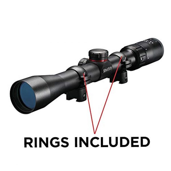 Simmons Rifle Scope 3 Simmons 3-9x32mm .22 Waterproof Fogproof Matte Black Riflescope (511039)