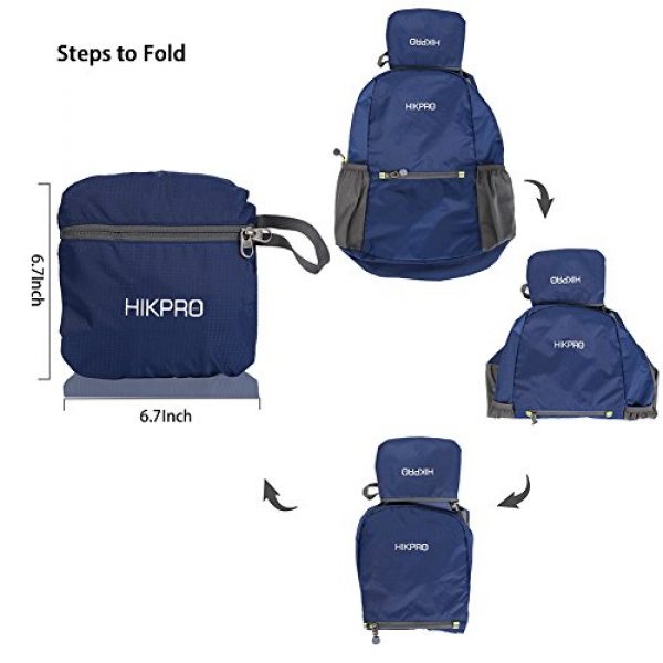 HIKPRO Tactical Backpack 7 HIKPRO 20L - The Most Durable Lightweight Packable Backpack, Water Resistant Travel Hiking Daypack for Men & Women
