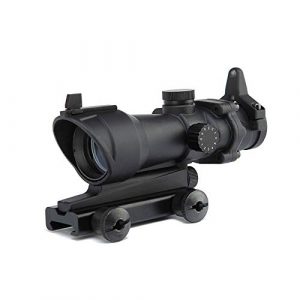 DJym Rifle Scope 1 DJym Wire Differentiation HD No Magnification Blue Film Sight, Inner Red Dot Sightproof