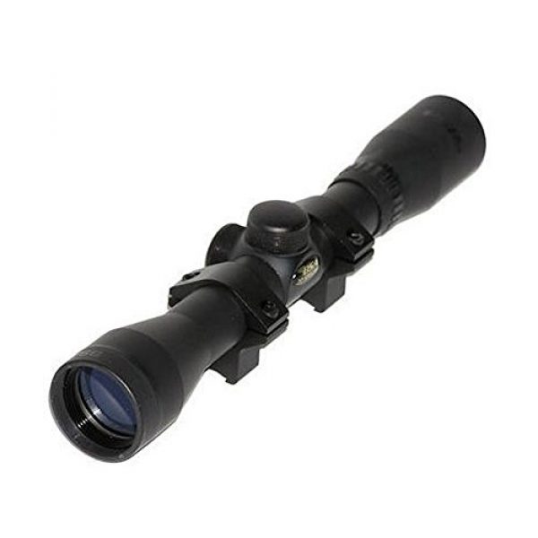 BSA Optics Rifle Scope 1 4x32mm/30/30 Duplex Rifle Scope with Rings