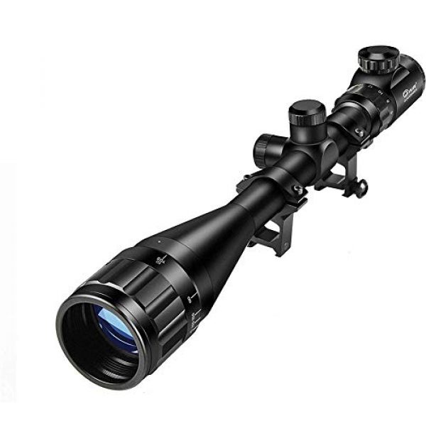 CVLIFE Rifle Scope 1 CVLIFE Hunting Rifle Scope 6-24x50 AOE Red and Green Illuminated Gun Scope with Free Mount