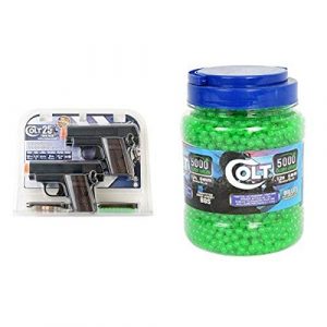 Colt Airsoft Pistol 1 Colt .25 Airsoft Pistol Twin Pack with Colt 5000ct .12g BBs