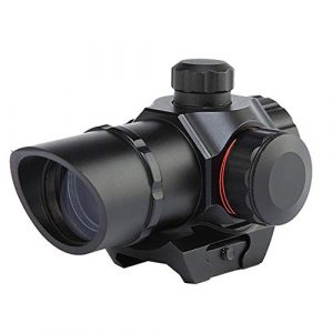 DJym Rifle Scope 1 DJym Tactical 1X22 Mini Red and Green Visual Line, The Red Point in The Range 22 Mm Rail