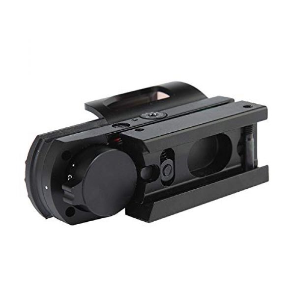 DJym Rifle Scope 5 DJym Red Dot Scope Internal Red Green Adjustable HD Non-Magnification Sight 22mm Rail (2 Packs)