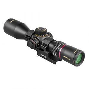 Sniper Rifle Scope 1 Sniper VT 3-12x44 MFFP First Focal Plane (FFP) 30mm Compact Scope with Red/Green Illuminated Reticle