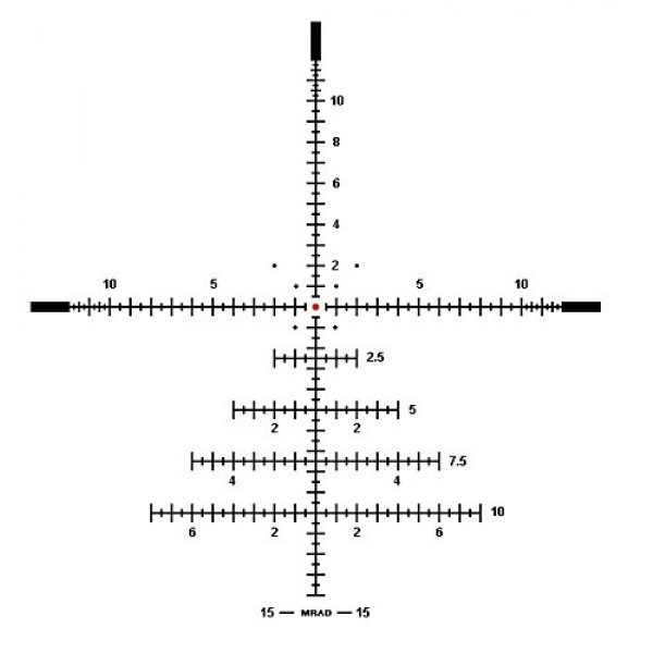 IOR Valdada Rifle Scope 2 IOR Valdada 4-28x50 40mm Recon Tactical FFP, Mil/Mil, Xtreme X1 Illum. Reticle (We Sell All Products!)