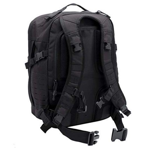 LA Police Gear Tactical Backpack 2 LA Police Gear Atlas 24H MOLLE Tactical Backpack for Hiking, Rucksack, Bug Out, or Hunting