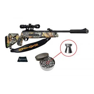 Hatsan Air Rifle 1 Hatsan Mod 125 Sniper Camo Vortex QE (Quiet Energy) .22 Caliber Air Rifle with Included 3-9X32 Scope and Pack of 250 Pellets Bundle (Pellets Caliber/Weight .22/12.96 Grains) and Wearable4U Cloth