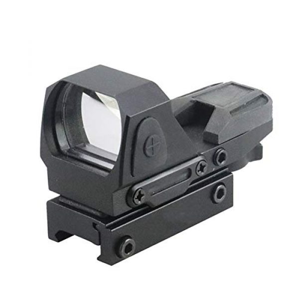 DJym Rifle Scope 1 DJym Button Red Dot Sight, Shockproof Stable Rifle Scope Suitable for Hunting Games