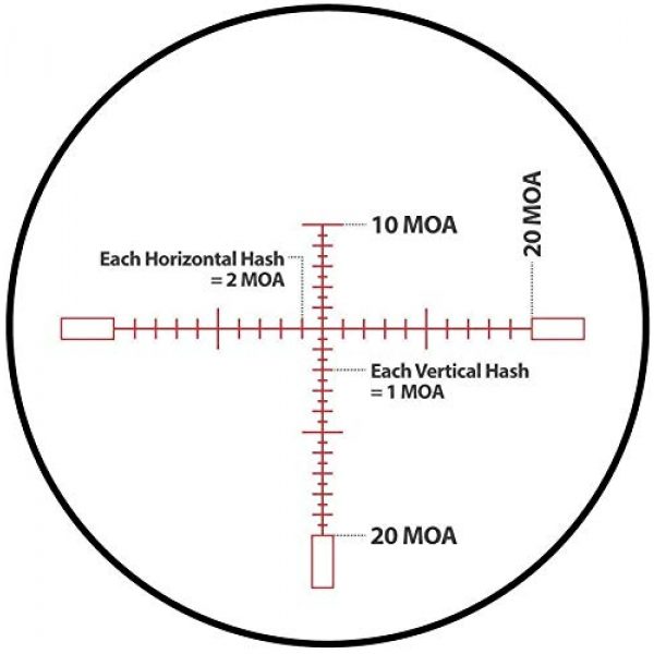 Monstrum Tactical Rifle Scope 5 Monstrum G2 6-24x50 First Focal Plane FFP Rifle Scope with Illuminated Rangefinder Reticle and Parallax Adjustment | Flat Dark Earth