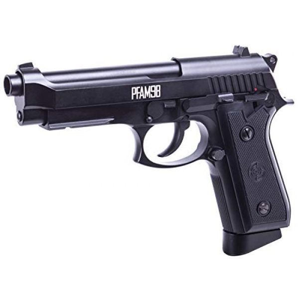 Crosman Air Pistol 5 Crosman PFAM9B CO2-Powered Full Auto Blowback BB Air Pistol,Black