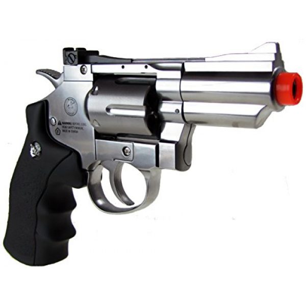 WG Airsoft Pistol 3 WG model-708s 2 revolver full metal co2 non-blowback/silver included 4 revolver holster-nylon(Airsoft Gun)
