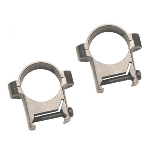 Burris Optics Rifle Scope 1 Burris Optics Weaver Style Zee Rings, Solid Steel, Top and Bottom Matched for Strength and Fit
