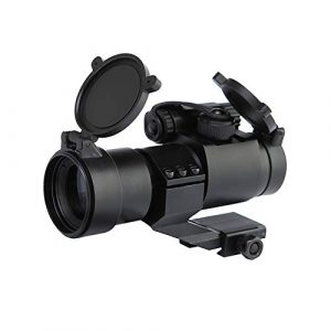 DJym Rifle Scope 1 DJym HD Blue Film No Magnification Red Dot Sight, Shockproof Waterproof Anti-Fog