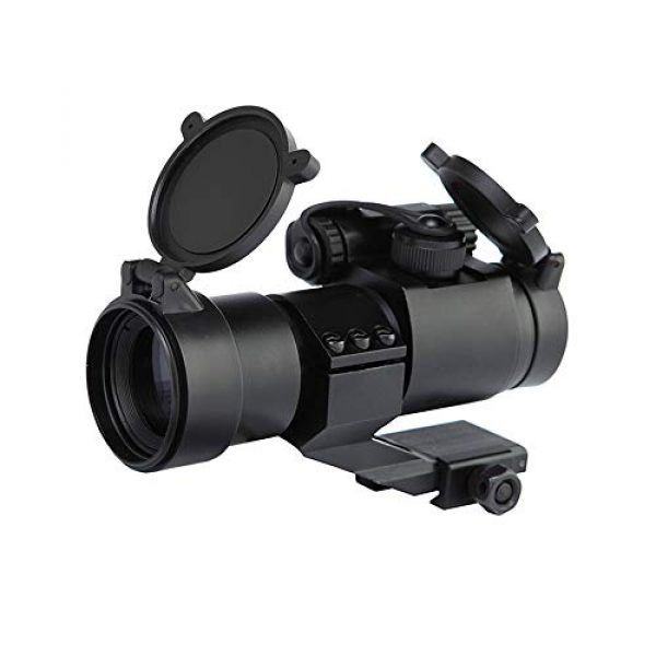 DJym Rifle Scope 1 DJym HD Blue Film No Magnification Red Dot Sight, Shockproof Waterproof Anti-Fog