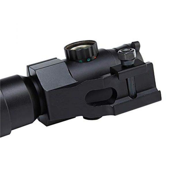 DJym Rifle Scope 2 DJym HD Blue Film Without Magnification, Inner Red Dot Sight with Red Professional Shockproof Waterproof Anti-Fog Sight