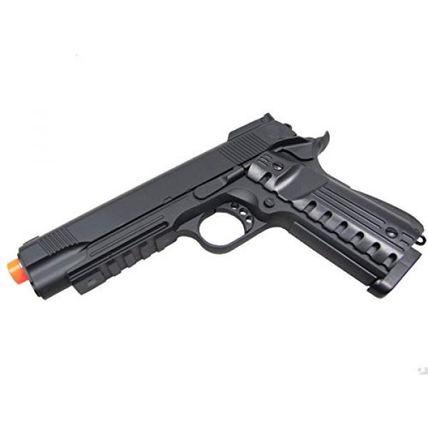 JG Airsoft Pistol 4 JG / Golden Eagle 3032 Full Metal Hi-Capa 1911 RIS Airsoft Spring Pistol Single