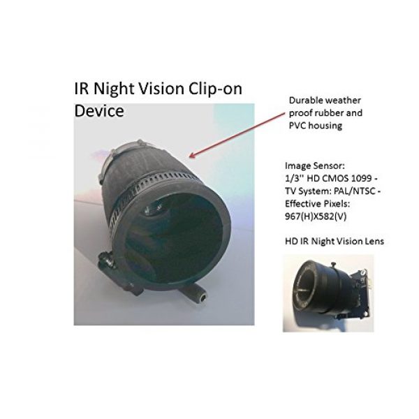 Digital Crosshairs Rifle Scope 3 Digital Crosshairs 1000 Night Vision Clip-on