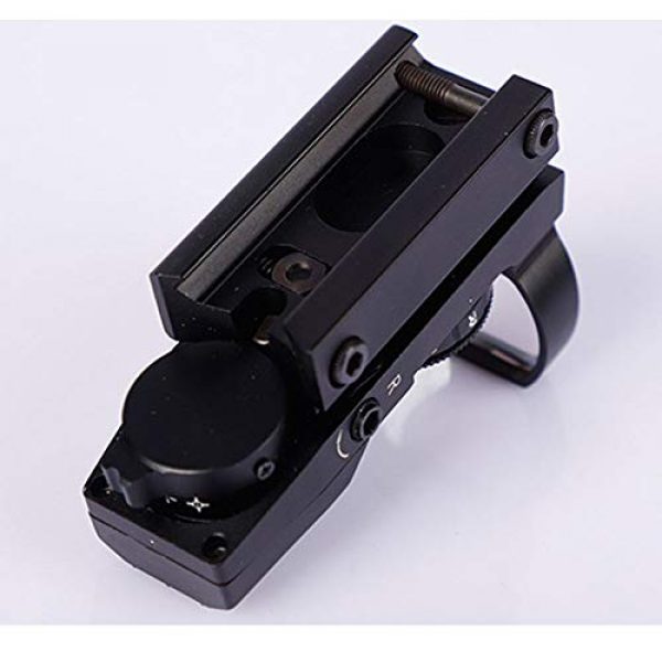 DONGYUCHUN Rifle Scope 7 DONGYUCHUN No Magnification Fast Sight 4 Point Silver Film Holographic Mirror Adjustable Light red dot Sight