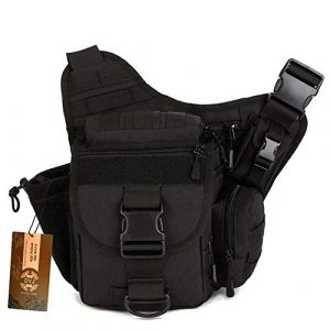 DYJ Tactical Backpack 1 DYJ Multi-Functional Tactical Camera Messenger Bag Fishing Tackle Bag Military Shoulder Bag Backpack EDC Sling Pack for Hiking Camping Trekking Cycling