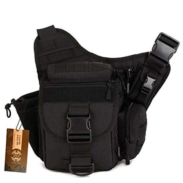 DYJ Tactical Backpack 1 DYJ Multi-Functional Tactical Camera Messenger Bag Fishing Tackle Bag Military Shoulder Bag Backpack EDC Sling Pack for Hiking Camping Trekking Cycling
